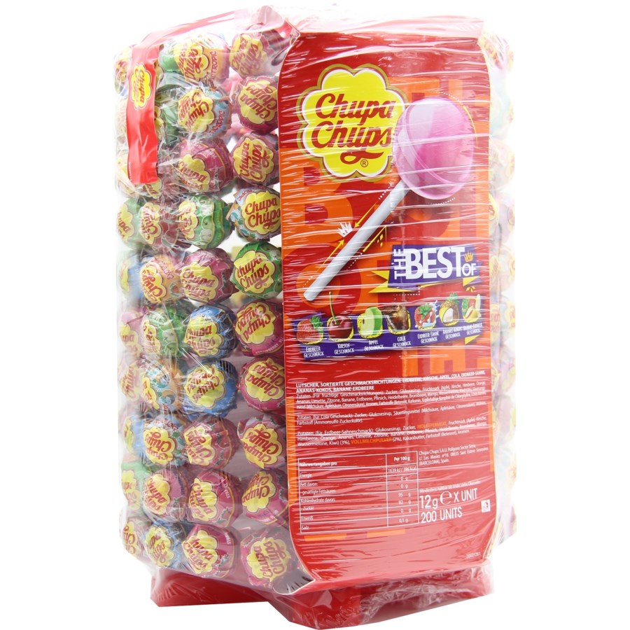 Chupa Chups 12g 200cts display - candies | UBC Foods Distributors